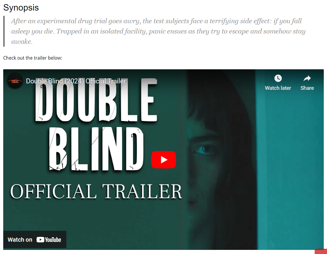 Coming Soon To Select Theaters And VOD: Pollyanna McIntosh In ‘DOUBLE BLIND’